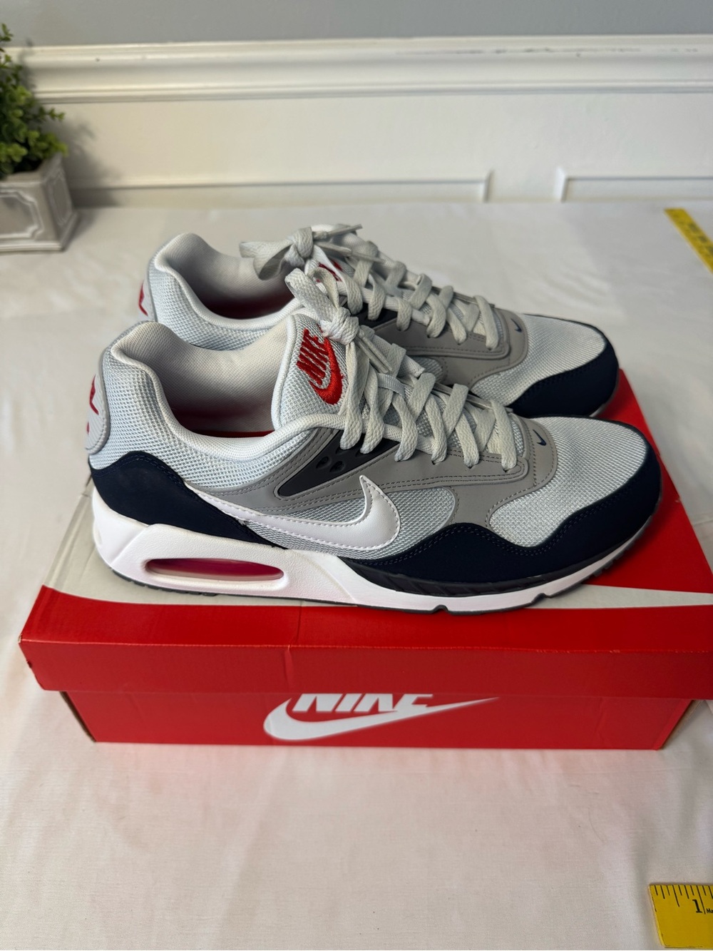 Nike Men’s Air Max Correlate - Gray/White/Navy/Red